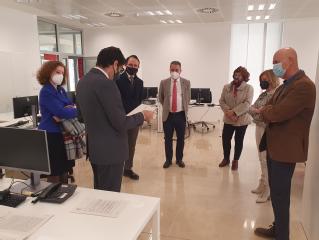 El presidente del alto tribunal de la Región, Miguel Pasqual del Riquelme Herrero, en la nueva sede